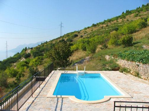 Sea-view villa in Brela, photograph 11