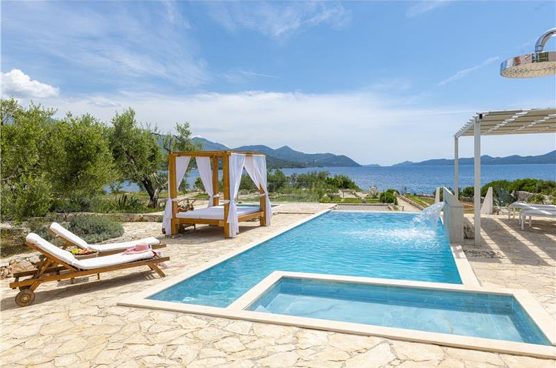 Luxury 5 Bedroom Beachfront Villa near Dubrovnik, Sleeps 11-12