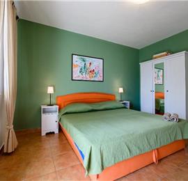 Two bedroom apartment located directly on Brela beach sleeps 4-5