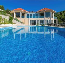 Luxury 7 Bedroom Villa with Pool in Stunning Bay near Vela Luka, Korcula - sleeps 14-17