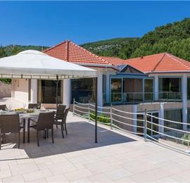 Luxury 7 Bedroom Villa with Pool in Stunning Bay near Vela Luka, Korcula - sleeps 14-17