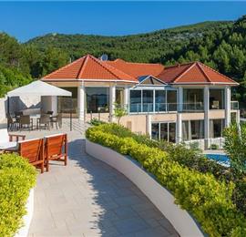 Luxury 7 Bedroom Villa with Pool in Stunning Bay near Vela Luka, Korcula - sleeps 14-17