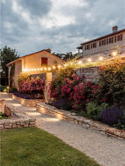 Luxury Villa Estate with 3 Pools on Istrian Vineyards near Bale, sleeps 56-60