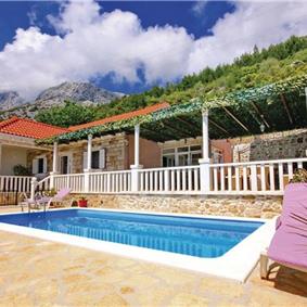 2 Bedroom Villa with Pool and Sea Views in Orebic, Peljesac, sleeps 4-6