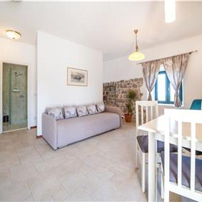 Studio Apartment with Shared Pool in Kotor Bay, Montenegro, Sleeps 2-3