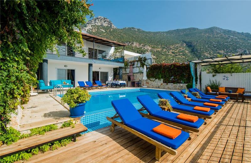 7 Bedroom Villa with Pool in Kalkan, Sleeps 14