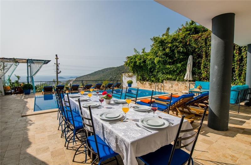 7 Bedroom Villa with Pool in Kalkan, Sleeps 14