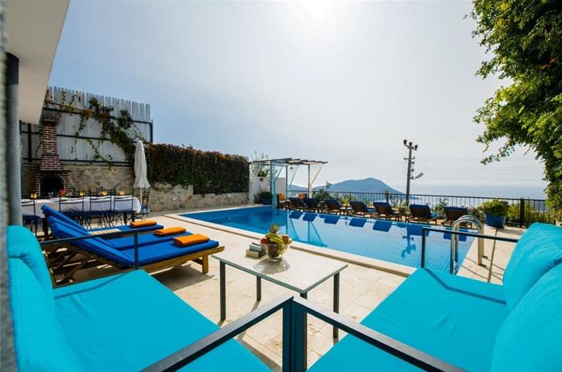 7 Bedroom Villa with Pool in Kalkan, Sleeps 14