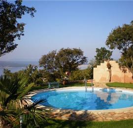 Three charming stone villas on one estate sleeping up to 14 -16, near Crikvenica with views of Krk Island