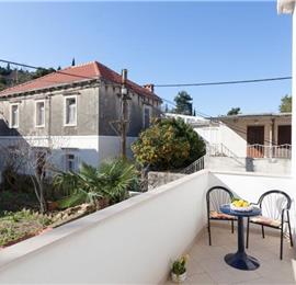 1 Bedroom 1st Floor Apartment with Balcony near Dubrovnik Old Town, Sleeps 2