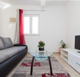 1 Bedroom 1st Floor Apartment with Balcony near Dubrovnik Old Town, Sleeps 2
