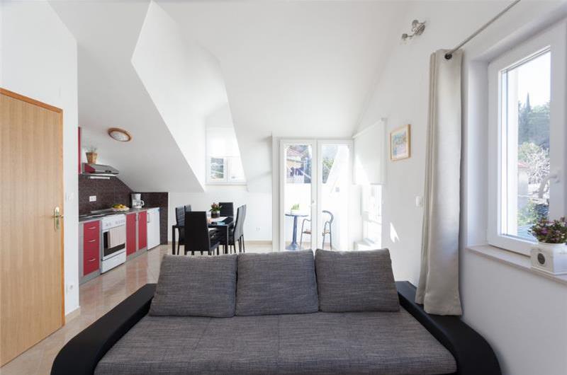 1 Bedroom 2nd Floor Apartment with Balcony near Dubrovnik Old Town, Sleeps 2-3