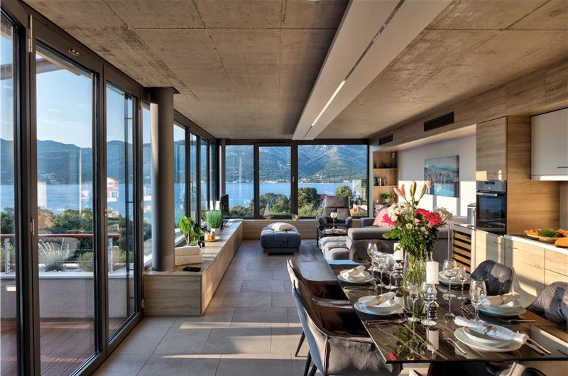 2 x 3 Bedroom Villas with Sea Views and Pools on Korcula Island, Sleeps 6 