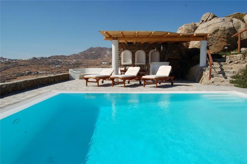 Sea-view villa in Super Paradise, photograph 21