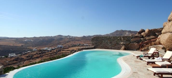 Sea-view villa in Super Paradise, photograph 20