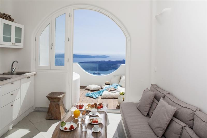 Sea-view villa in Imerovigli, photograph 6