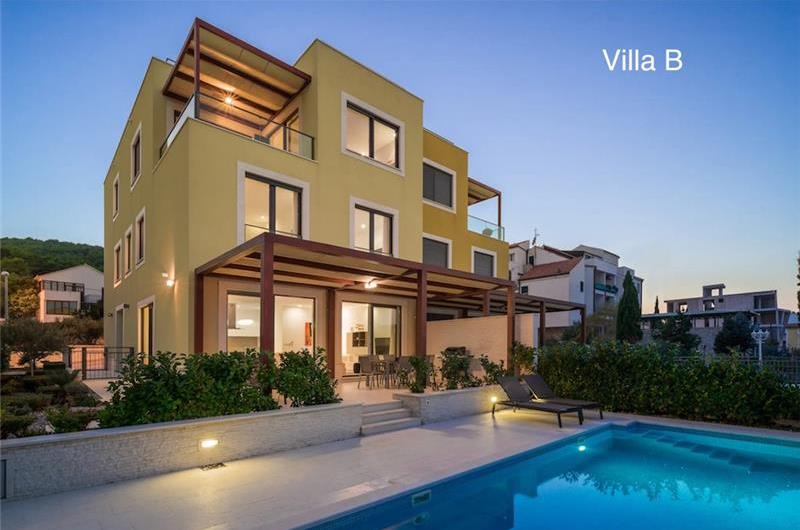 Selection of Beachfront Villas with Pools and Sea Views on Ciovo island near Trogir, Sleeps 8 - 12