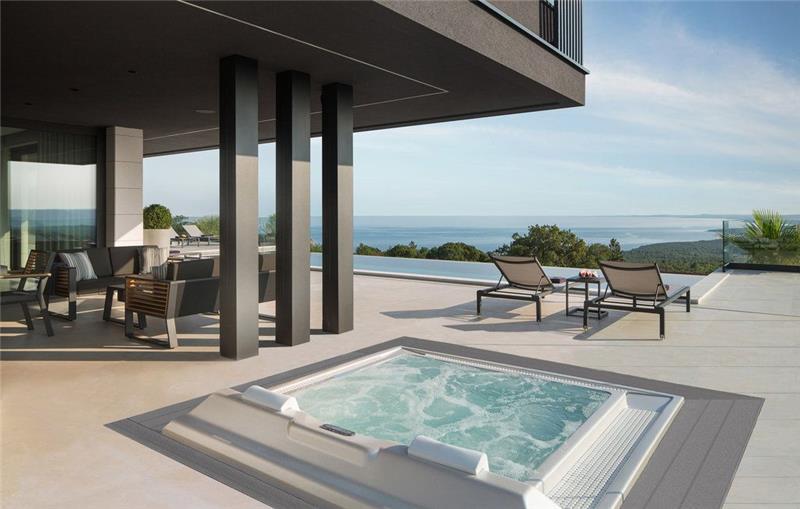 Sea-view villa in Labin, photograph 2