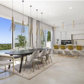 Luxury 4-Bedroom Villa with generous sized Infinity Pool near Buje, Istria. Sleeps 8