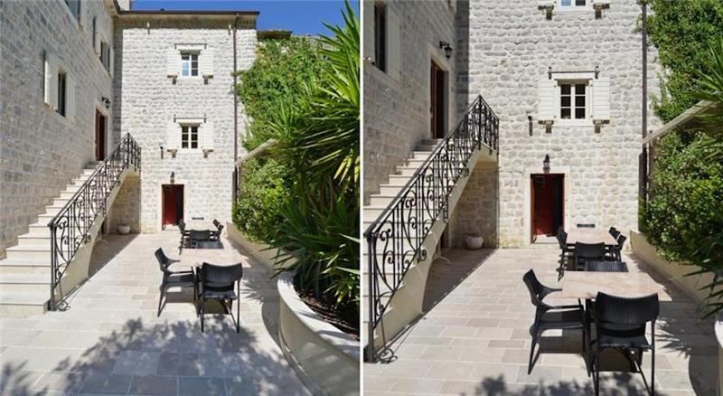 10 bedroom waterfront villa with pool near Dobrota, Kotor Bay, sleeps 22