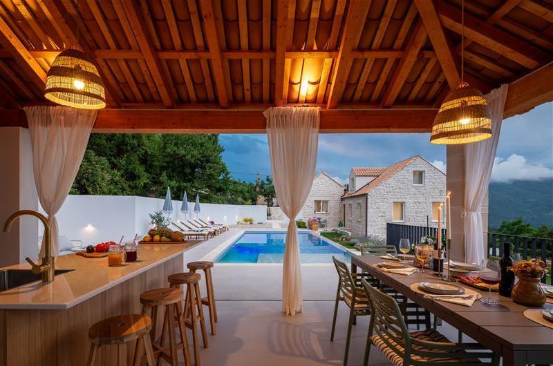 3 bedroom countryside villa with pool near Gruda, Konavle, sleeps 6