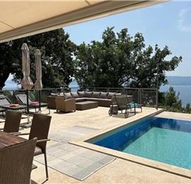 4 bedroom hilltop villa with pool near Jesenice, sleeps 8