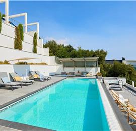 4 bedroom villa with pool and sea view, Orašac, sleeps 8