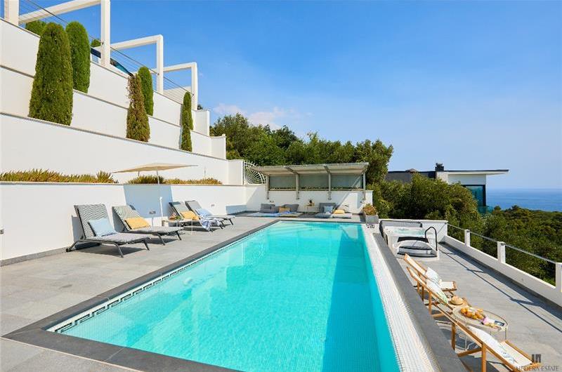 4 bedroom villa with pool and sea view, Orašac, sleeps 8