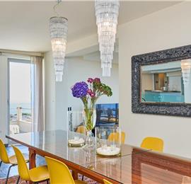 4 bedroom villa with pool and sea view, Orašac, sleeps 8