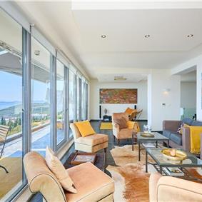 4 bedroom villa with pool and sea view, Orašac, sleeps 8
