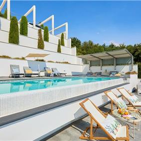 4 bedroom villa with pool and sea view, Orašac, sleeps 8