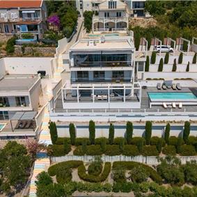 4 bedroom villa with pool and sea view, Orašac, sleeps 8