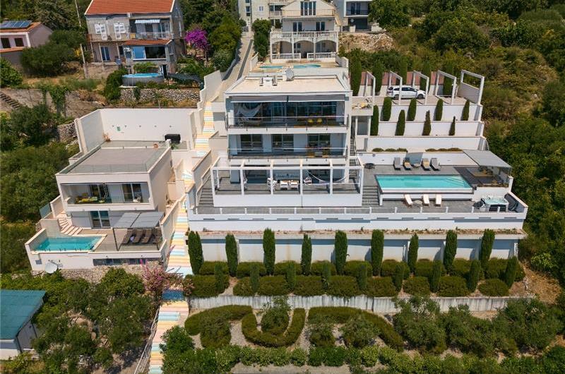 4 bedroom villa with pool and sea view, Orašac, sleeps 8