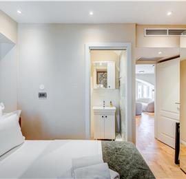 Two-bedroom luxury sea view apartment along Split city sea front sleeps 4