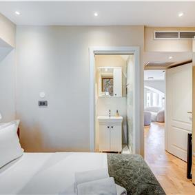 Two-bedroom luxury sea view apartment along Split city sea front sleeps 4