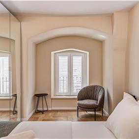 Two-bedroom luxury sea view apartment along Split city sea front sleeps 4