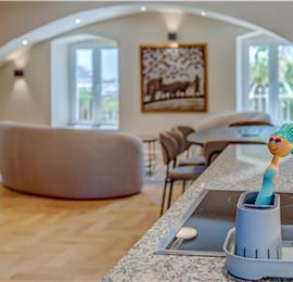 Two-bedroom luxury sea view apartment along Split city sea front sleeps 4