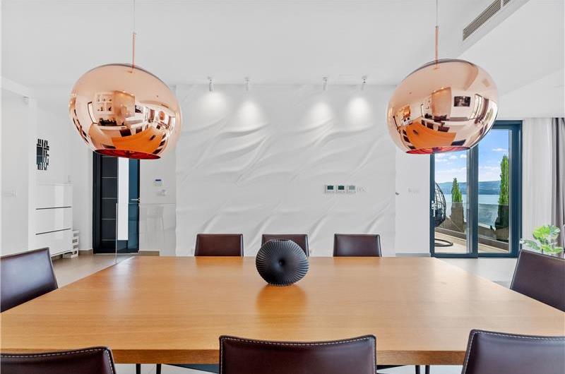 5 bedroom beachfront villa with heated pool near Omis, sleeps 9