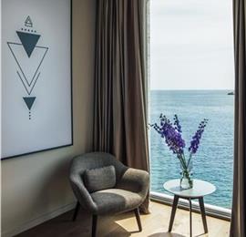 5-Bedroom Beachfront Villa with Heated Infinity Pool and Elevator near Dubrovnik – Sleeps 10