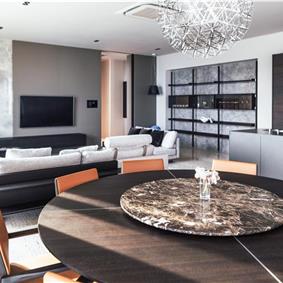 5-Bedroom Beachfront Villa with Heated Infinity Pool and Elevator near Dubrovnik – Sleeps 10