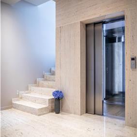 5-Bedroom Beachfront Villa with Heated Infinity Pool and Elevator near Dubrovnik – Sleeps 10