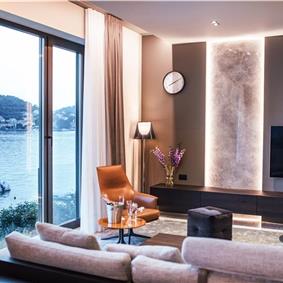5-Bedroom Beachfront Villa with Heated Infinity Pool and Elevator near Dubrovnik – Sleeps 10